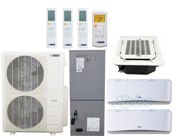 Photo of Blueridge BMM4821-6W-6W-9C-36AH 48,000 BTU (4 Ton) 4-Zone 20.8 SEER2 Inverter R-410A XM1 Series Heat Pump Condenser System 64099