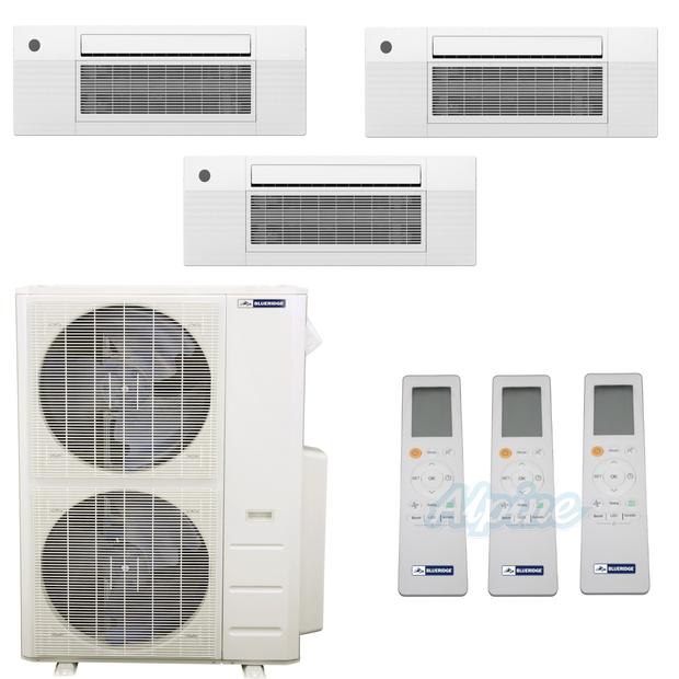 Photo of Blueridge BMM4821-12C2-18C2-18C2 48,000 BTU (4 Ton) 3-Zone 21.1 SEER2 Inverter R-410A XM1 Series Heat Pump Condenser System 45792