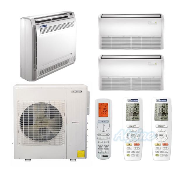 Photo of Blueridge BMKH42UH23-18L-18F-18F 42,000 BTU (3.5 Ton) 3-Zone 16 SEER2 Inverter R-410A XM3 Series Heat Pump Ultra Cool/Ultra Heat System 37307