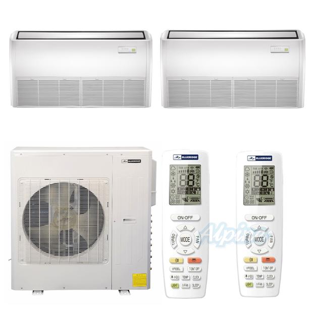 Photo of Blueridge BMKH36UH23-24F-24F 36,000 BTU (3 Ton) 23 SEER / 16 SEER2 - M5 SERIES - ULTRA HEAT Two Zone Ductless Mini-Split Heat Pump System 37302