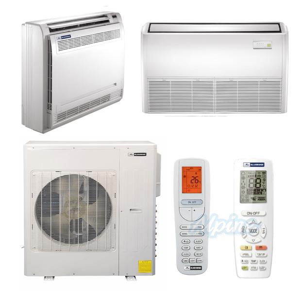 Photo of Blueridge BMKH36UH23-18L-18F 36,000 BTU (3 Ton) 23 SEER / 16 SEER2 - M5 SERIES - ULTRA HEAT Two Zone Ductless Mini-Split Heat Pump System 37309