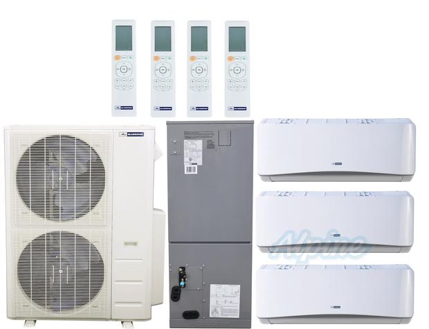 Photo of Blueridge BMM4821-6W-6W-6W-36AH 48,000 BTU (4 Ton) 4-Zone 20.8 SEER2 Inverter R-410A XM1 Series Heat Pump Condenser System 56608