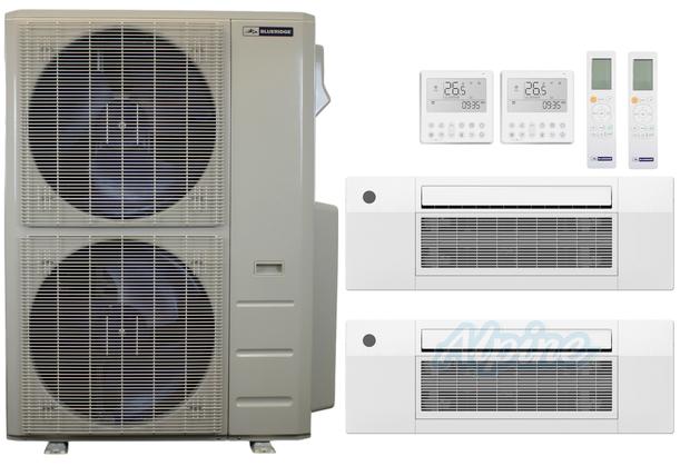 Photo of Blueridge BXM1A48SC0-12CC1-12CC1 47,000 BTU (3.9 Ton) 2-Zone 24 SEER2 Inverter R-454B XM1 Series Heat Pump Condenser System 61132