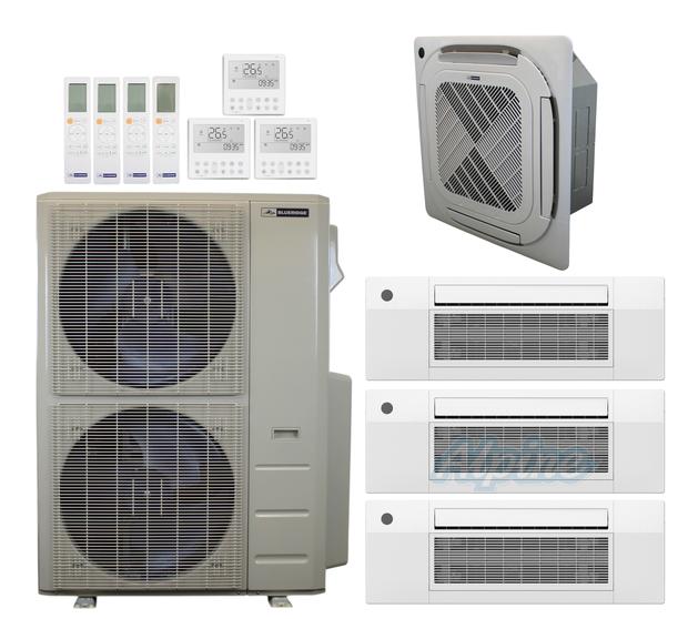 Photo of Blueridge BXM3A48UC0-9CC1-9CC1-9CC1-18CC4 47,000 BTU (3.9 Ton) 4-Zone 23 SEER2 Inverter R-454B XM3 Series Heat Pump Ultra Cool/Ultra Heat System 61202