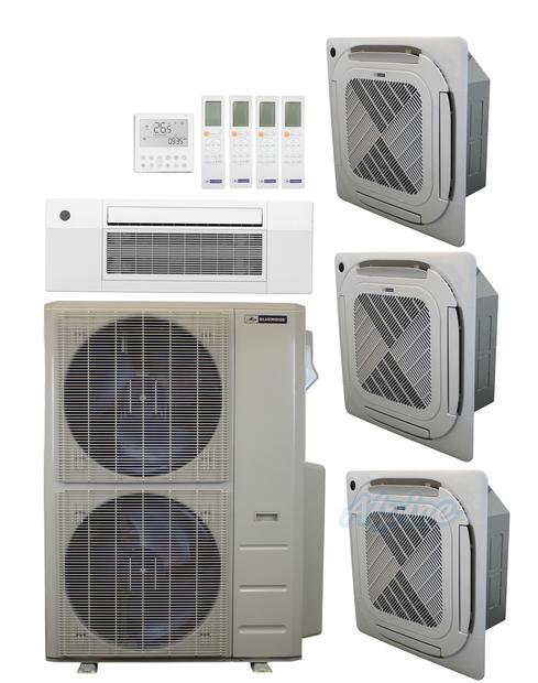 Photo of Blueridge BXM1A48SC0-9CC1-9CC4-9CC4-9CC4 47,000 BTU (3.9 Ton) 4-Zone 24 SEER2 Inverter R-454B XM1 Series Heat Pump Condenser System 61221