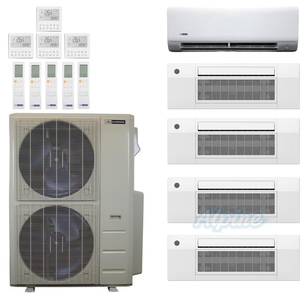 Photo of Blueridge BXM3A48UC0-9CC1-9CC1-9CC1-9CC1-24WM 47,000 BTU (3.9 Ton) 5-Zone 23 SEER2 Inverter R-454B XM3 Series Heat Pump Ultra Cool/Ultra Heat System 60977