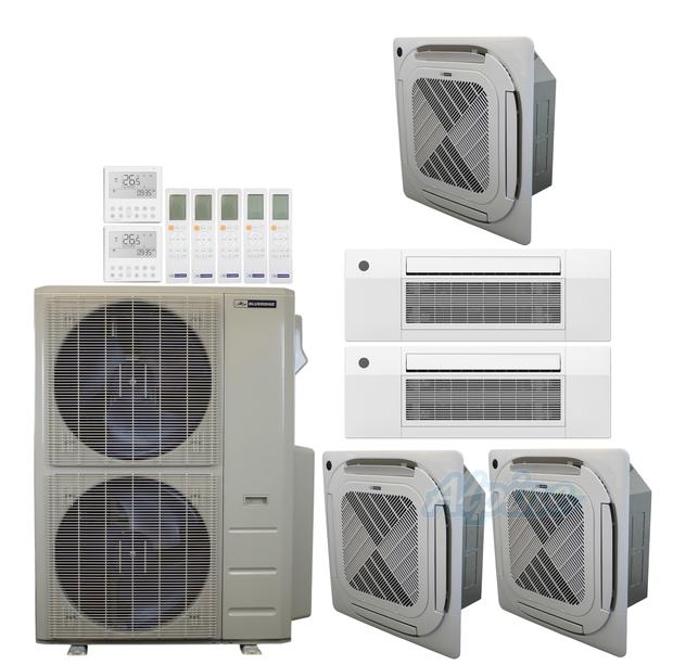 Photo of Blueridge BXM1A60SC0-9CC1-9CC4-12CC1-12CC4-12CC4 60,000 BTU (5 Ton) 5-Zone 22 SEER2 Inverter R-454B XM1 Series Heat Pump Condenser System 61259