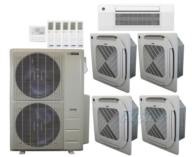 Photo of Blueridge BXM1A60SC0-9CC1-9CC4-12CC4-12CC4-12CC4 60,000 BTU (5 Ton) 5-Zone 22 SEER2 Inverter R-454B XM1 Series Heat Pump Condenser System 61260