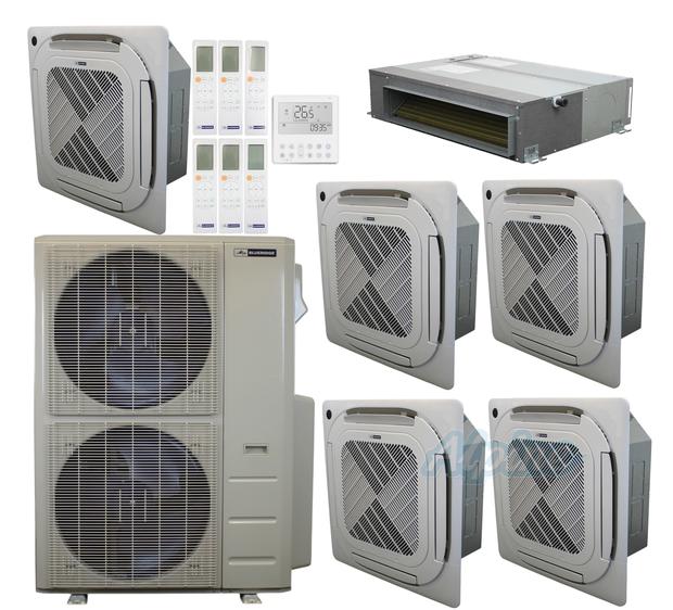 Photo of Blueridge BXM3A55UC0-9CC4-9CC4-9CC4-9CC4-9CC4-9CDH 52,000 BTU (4.3 Ton) 6-Zone 21.1 SEER2 Inverter R-454B XM3 Series Heat Pump Ultra Cool/Ultra Heat System 61935