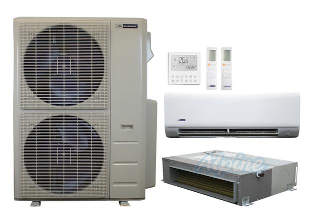 Photo of Blueridge BXM3A48UC0-12WM-24CDH 47,000 BTU (3.9 Ton) 2-Zone 21.7 SEER2 Inverter R-454B XM3 Series Heat Pump Ultra Cool/Ultra Heat System 60994