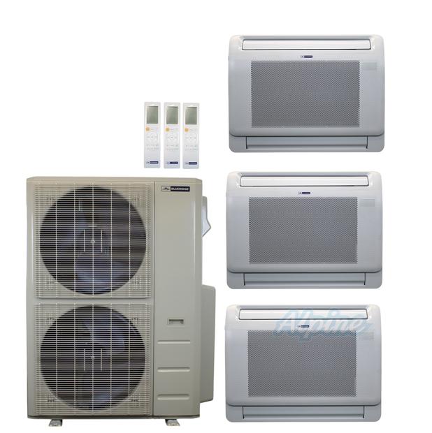 Photo of Blueridge BXM3A48UC0-9LW-9LW-12LW 47,000 BTU (3.9 Ton) 3-Zone 23 SEER2 Inverter R-454B XM3 Series Heat Pump Ultra Cool/Ultra Heat System 61041