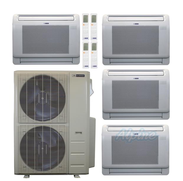 Photo of Blueridge BXM1A48SC0-9LW-9LW-9LW-12LW 47,000 BTU (3.9 Ton) 4-Zone 24 SEER2 Inverter R-454B XM1 Series Heat Pump Condenser System 61040