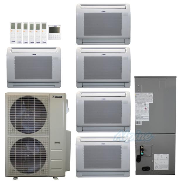 Photo of Blueridge BXM1A60SC0-9LW-9LW-9LW-9LW-9LW-18DH 60,000 BTU (5 Ton) 6-Zone 20 SEER2 Inverter R-454B XM1 Series Heat Pump Condenser System 61938