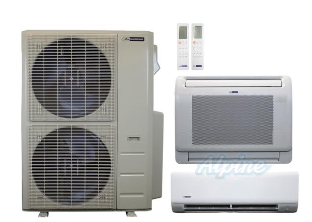 Photo of Blueridge BXM3A48UC0-12LW-12WM 47,000 BTU (3.9 Ton) 2-Zone 23 SEER2 Inverter R-454B XM3 Series Heat Pump Ultra Cool/Ultra Heat System 61073
