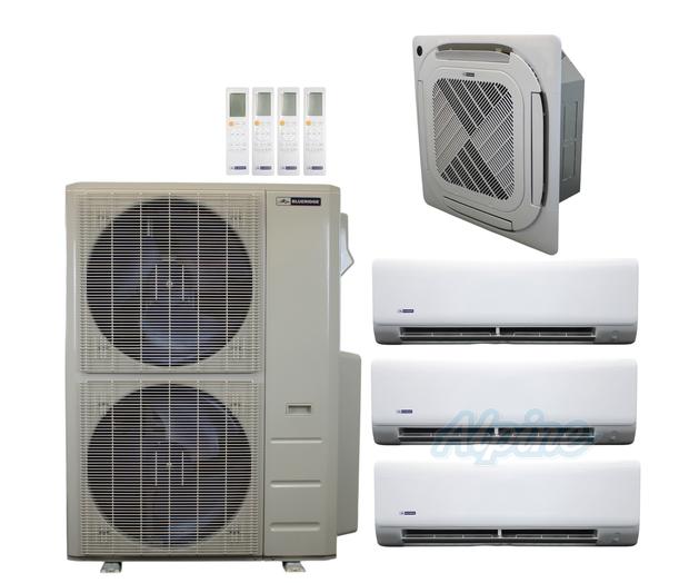 Photo of Blueridge BXM1A48SC0-6WM-9CC4-12WM-33WM 48000 BTU (4 Ton) 4-Zone 24 SEER2 Inverter R-454B XM1 Series Heat Pump Ultra Cool/Ultra Heat System 61731