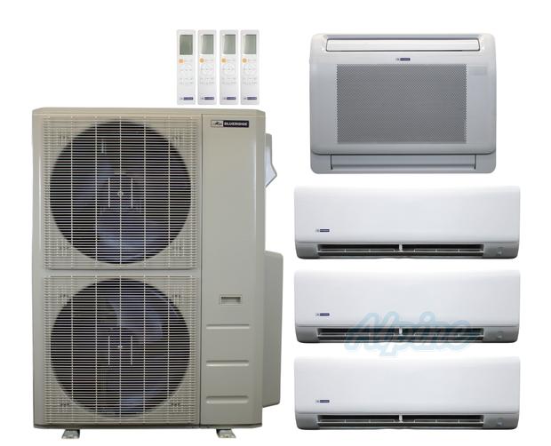 Photo of Blueridge BXM1A60SC0-6WM-9LW-9WM-33WM 60000 BTU (5 Ton) 4-Zone 22 SEER2 Inverter R-454B XM1 Series Heat Pump Ultra Cool/Ultra Heat System 61065