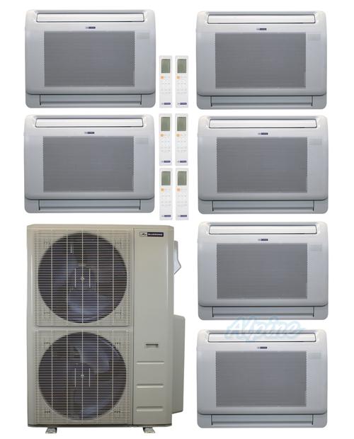 Photo of Blueridge BXM1A60SC0-9LW-9LW-9LW-9LW-9LW-9LW 60,000 BTU (5 Ton) 6-Zone 22 SEER2 Inverter R-454B XM1 Series Heat Pump Condenser System 61924