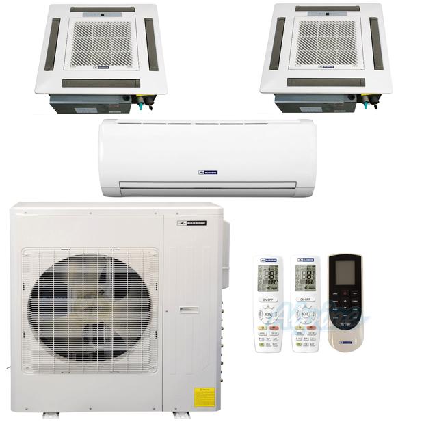 Photo of Blueridge BMKH42LM23UH-18C-18C-18W 42,000 BTU (3.5 Ton) 3-Zone 16 SEER2 Inverter R-410A XM3 Series Heat Pump Ultra Cool/Ultra Heat System 43615