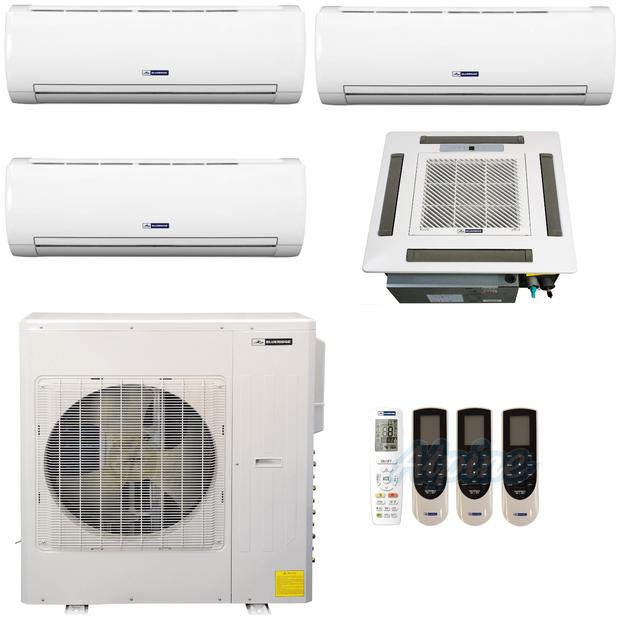 Photo of Blueridge BMKH42LM21-12W-12W-12W-18C 42,000 BTU (3.5 Ton) 21 SEER - M3 SERIES - Four Zone Ductless Mini-Split Heat Pump System 43639