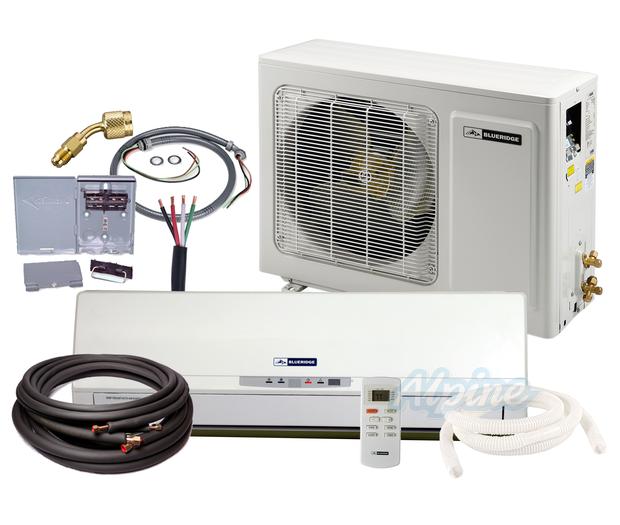 Photo of Blueridge BMKH12-15YN4GA KIT 12,000 BTU Cooling, 13,000 BTU Heating, 15 SEER Ductless Mini-Split Heat Pump KIT 28300
