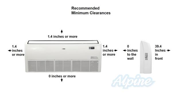 Photo of Blueridge BMY48U18FCC KIT25 48,000 BTU (4 Ton) 18 SEER / 18.9 SEER2 - S2 SERIES - 208/230V U-Match Single Zone Wall/Ceiling Ductless Mini Split System KIT 25FT - WiFi Capable 54549