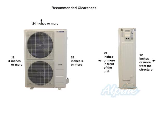Photo of Blueridge BMY48U18FCC KIT25 48,000 BTU (4 Ton) 18 SEER / 18.9 SEER2 - S2 SERIES - 208/230V U-Match Single Zone Wall/Ceiling Ductless Mini Split System KIT 25FT - WiFi Capable 54562