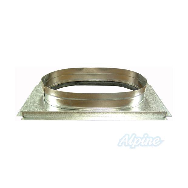 Photo of McDaniel Metals SQRPG103 Square to Oval Adapters (18 Inch Dia) - Downflow - Large Chassis Goodman Self-Contained Units 64651