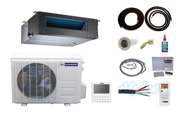 Photo of Blueridge BMY18HH20CD KIT15 18,000 BTU (1.5 Ton) 19.6 SEER / 18 SEER2 - R-410A - S4 SERIES - 208/230V HYPER HEAT Concealed Duct Mini Split System KIT 15FT 51614