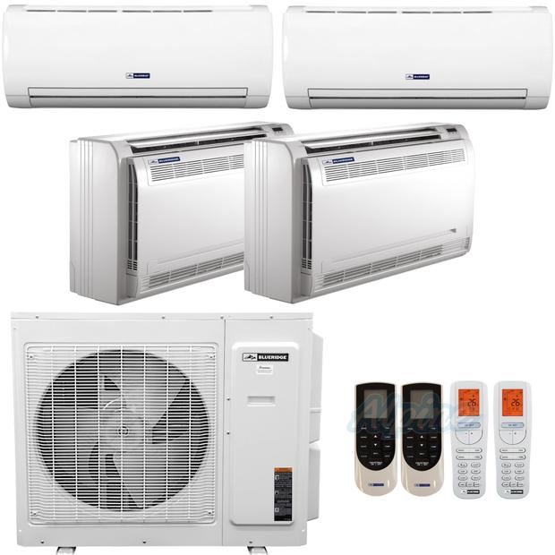 Photo of Blueridge BMKH3021-9W-9W-9L-9L 28,400 BTU (2.4 Ton) 4-Zone 21 SEER2 Inverter R-410A XM2 Series Heat Pump Ultra Cool/Ultra Heat System 43667