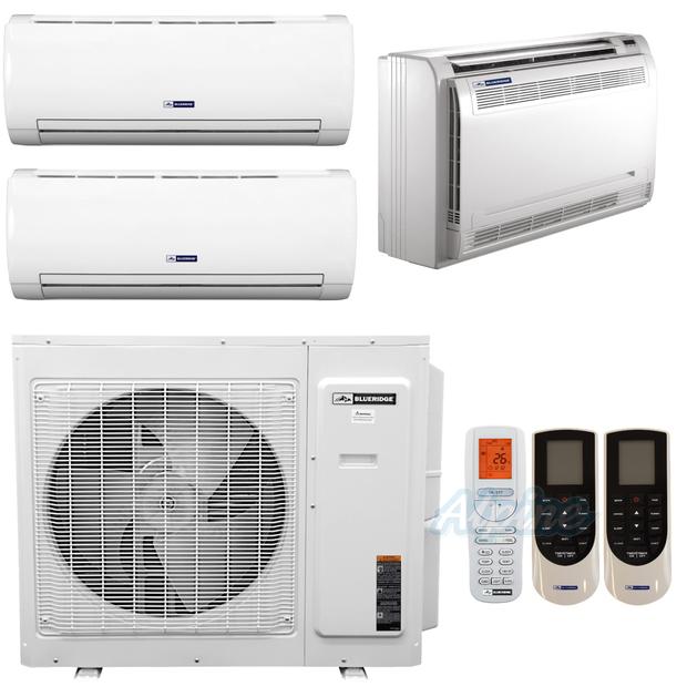 Photo of Blueridge BMKH3021-9W-12W-12L 30,000 BTU (2.5 Ton) 21 SEER / 21 SEER2 - M3 SERIES - Three Zone Ductless Mini-Split Heat Pump System 43686