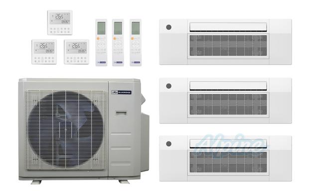 Photo of Blueridge BXM1A36SC0-9CC1-9CC1-9CC1 36,000 BTU (3 Ton) 3-Zone 24 SEER2 Inverter R-454B XM1 Series Heat Pump Condenser System 60964