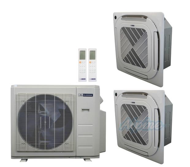 Photo of Blueridge BXM1A27SC0-12CC4-12CC4 27,000 BTU (2.3 Ton) 2-Zone 25 SEER2 Inverter R-454B XM1 Series Heat Pump Condenser System 61185