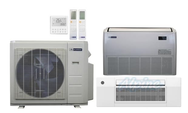 Photo of Blueridge BXM3A55UC0-18CC1-24FC 51,000 BTU (4.3 Ton) 2-Zone 22.2 SEER2 Inverter R-454B XM3 Series Heat Pump Ultra Cool/Ultra Heat System 61135