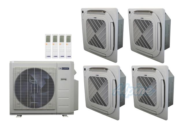 Photo of Blueridge BXM1A36SC0-9CC4-9CC4-9CC4-9CC4 36,000 BTU (3 Ton) 4-Zone 24 SEER2 Inverter R-454B XM1 Series Heat Pump Condenser System 61222