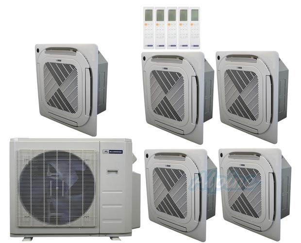 Photo of Blueridge BXM1A36SC0-9CC4-9CC4-9CC4-9CC4-12CC4 36,000 BTU (3 Ton) 5-Zone 24 SEER2 Inverter R-454B XM1 Series Heat Pump Condenser System 61261