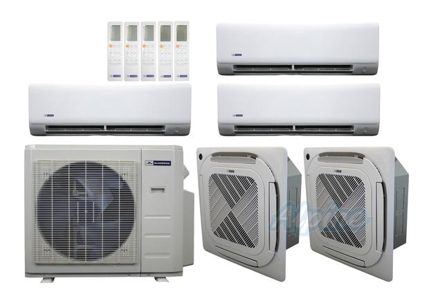 Photo of Blueridge BXM3A36UC0-6WM-6WM-9CC4-9CC4-12WM 36,000 BTU (3 Ton) 5-Zone 23 SEER2 Inverter R-454B XM3 Series Heat Pump Ultra Cool/Ultra Heat System 61282