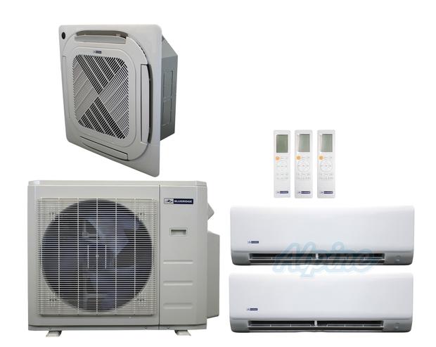 Photo of Blueridge BXM3A18UC0-6WM-6WM-9CC4 18000 BTU (1.5 Ton) 3-Zone 25 SEER2 Inverter R-454B XM3 Series Heat Pump Ultra Cool/Ultra Heat System 63826