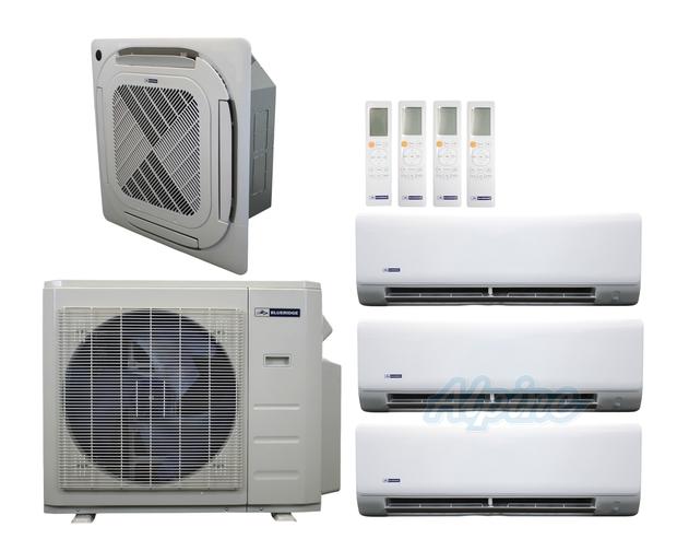 Photo of Blueridge BXM1A27SC0-6WM-6WM-6WM-12CC4 27,000 BTU (2.3 Ton) 4-Zone 25 SEER2 Inverter R-454B XM1 Series Heat Pump Condenser System 61224