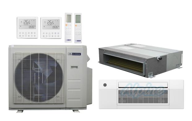 Photo of Blueridge BXM3A36UC0-18CC1-18CDH 36,000 BTU (3 Ton) 2-Zone 21.2 SEER2 Inverter R-454B XM3 Series Heat Pump Ultra Cool/Ultra Heat System 60982