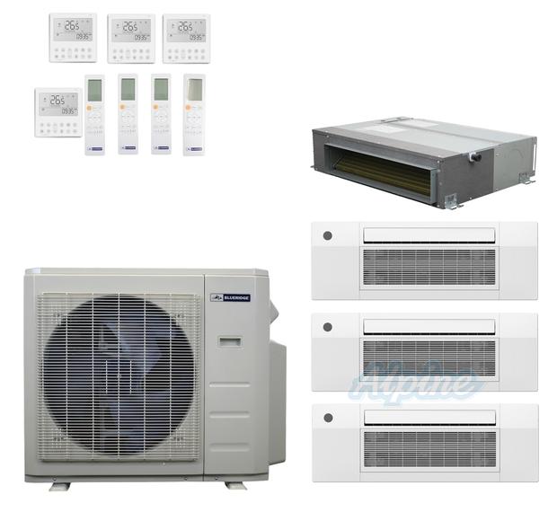 Photo of Blueridge BXM3A36UC0-6CC1-9CC1-9CC1-18CDH 36,000 BTU (3 Ton) 4-Zone 21.2 SEER2 Inverter R-454B XM3 Series Heat Pump Ultra Cool/Ultra Heat System 61129