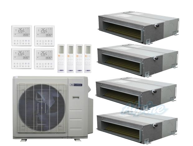 Photo of Blueridge BXM3A36UC0-12CDH-12CDH-12CDH-12CDH 36,000 BTU (3 Ton) 4-Zone 19.4 SEER2 Inverter R-454B XM3 Series Heat Pump Ultra Cool/Ultra Heat System 61126