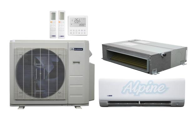 Photo of Blueridge BXM3A27UC0-9WM-18CDH 27,400 BTU (2.3 Ton) 2-Zone 21 SEER2 Inverter R-454B XM3 Series Heat Pump Ultra Cool/Ultra Heat System 60993