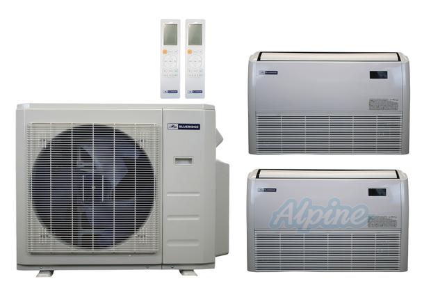 Photo of Blueridge BXM1A36SC0-18FC-18FC 36,000 BTU (3 Ton) 2-Zone 24 SEER2 Inverter R-454B XM1 Series Heat Pump Condenser System 61025