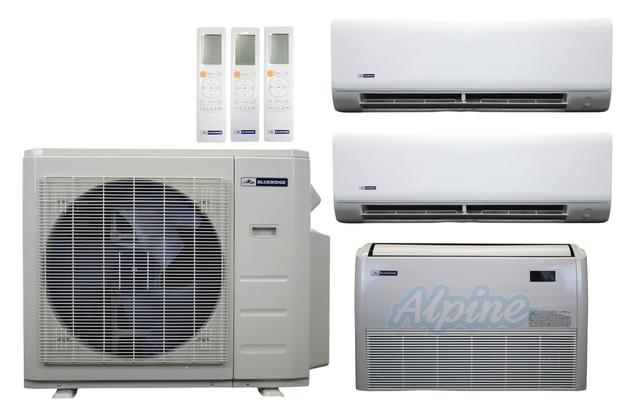 Photo of Blueridge BXM3A36UC0-9WM-9WM-18FC 36,000 BTU (3 Ton) 3-Zone 23 SEER2 Inverter R-454B XM3 Series Heat Pump Ultra Cool/Ultra Heat System 61028