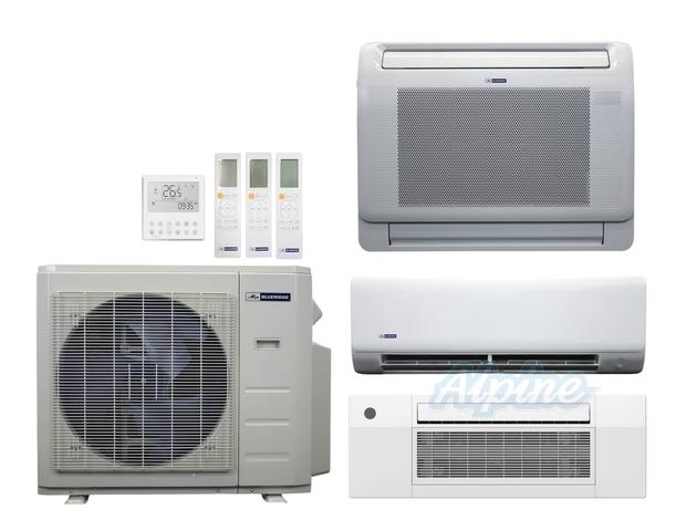 Photo of Blueridge BXM1A27SC0-6WM-12CC1-12LW 27,000 BTU (2.3 Ton) 3-Zone 25 SEER2 Inverter R-454B XM1 Series Heat Pump Condenser System 61033