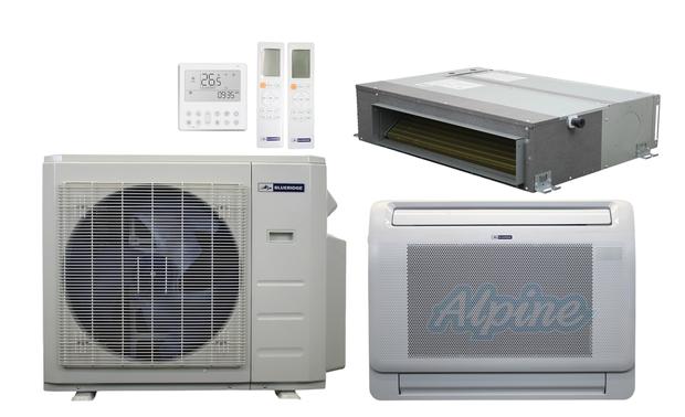 Photo of Blueridge BXM1A36SC0-12LW-24CDH 35,400 BTU (3 Ton) 2-Zone 22 SEER2 Inverter R-454B XM1 Series Heat Pump Condenser System 61034