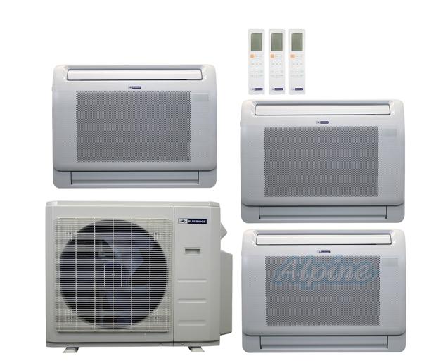 Photo of Blueridge BXM3A36UC0-12LW-12LW-16LW 36,000 BTU (3 Ton) 3-Zone 23 SEER2 Inverter R-454B XM3 Series Heat Pump Ultra Cool/Ultra Heat System 61038