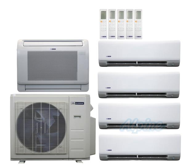 Photo of Blueridge BXM1A36SC0-6WM-9WM-9WM-9WM-16LW 36,000 BTU (3 Ton) 5-Zone 24 SEER2 Inverter R-454B XM1 Series Heat Pump Condenser System 61290