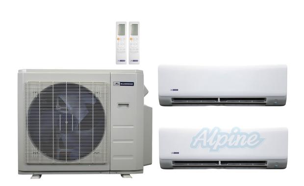 Photo of Blueridge BXM3A18UC0-9WM-12WM 19,000 BTU (1.6 Ton) 2-Zone 25 SEER2 Inverter R-454B XM3 Series Heat Pump Ultra Cool/Ultra Heat System 61051