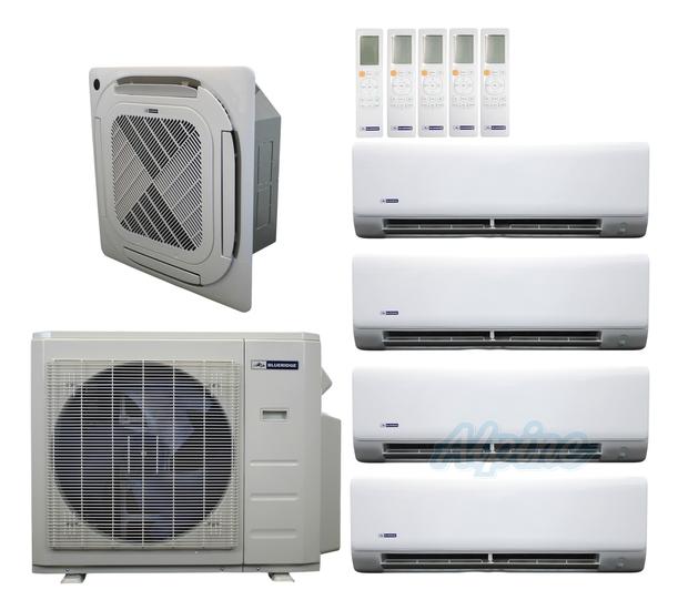 Photo of Blueridge BXM3A36UC0-6WM-6WM-9CC4-9WM-9WM 36,000 BTU (3 Ton) 5-Zone 23 SEER2 Inverter R-454B XM3 Series Heat Pump Ultra Cool/Ultra Heat System 61301